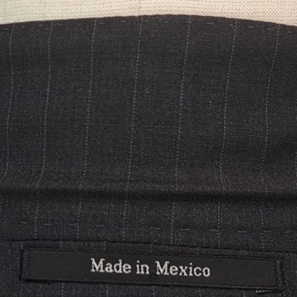 Z Zegna Men's Blazer Sport Coat Jacket City Gray Striped 100% Wool 40R - Picture 9 of 16